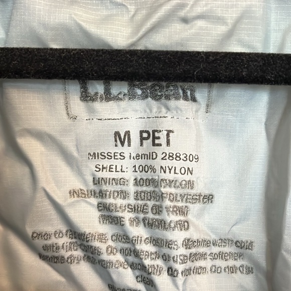 L. L. Bean Primaloft Parkway Full Zip Jacket Quilted Insulated Blue Size Medium - Picture 6 of 9